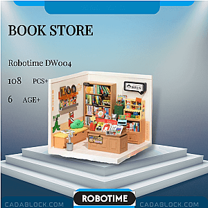 Robotime DW004 Book Store Creator Expert