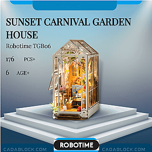 Robotime TGB06 Sunset Carnival Garden House Creator Expert