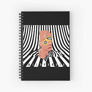 Melophobia Cage The Elephant Racerback Tank Top Spiral Notebook