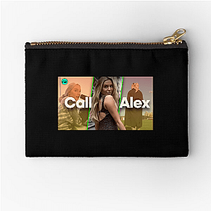 Call Her Alex. She Answers Bold. Call Her Alex Zipper Pouches