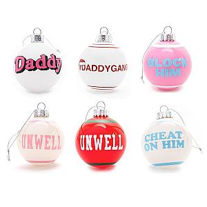 CHD Merch - Call Her Daddy 6-Pack Assorted Ornament Set