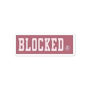 CHD Merch - Blocked Sticker