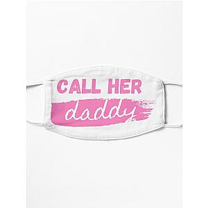 Call Her Daddy Face Mask - Call Her Daddy Pink White Mask