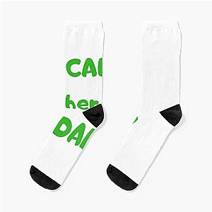 CHD Merch - Call Her Daddy Quote Socks