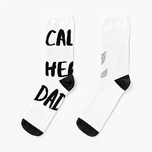 CHD Merch - Call Her Daddy Quote Socks