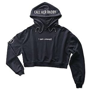 CHD Merch - I Am Unwell Cropped Hoodie (Black)