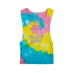 CHD Merch - Call Her Daddy Tie Dye II Cropped Tank