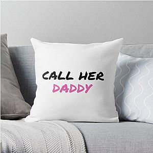 Call Her Daddy Pillows - Call Her Daddy Sticker Throw Pillow RB0701