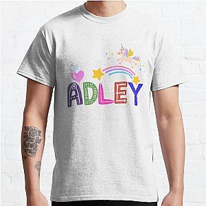 A for Adley T-Shirts – Colorful Unicorn Classic T-Shirt