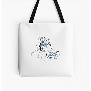 Call Me By Your Name and I'll Call You By Mine 	 and Calligraphy  	 All Over Print Tote Bag