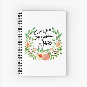 Call Me By Your Name Peach Spiral Notebook