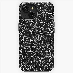 Elio Shirt Face Print from Call Me By Your Name - All Colors (Black Background) iPhone Tough Case