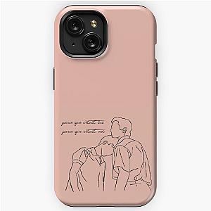 CALL ME BY YOUR NAME OUTLINE (with quote) iPhone Tough Case