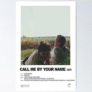 Call Me By Your Name (2017) Alternative Film Poster Poster