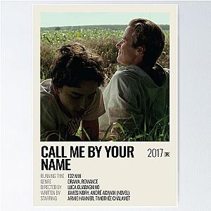 Call Me By Your Name (2017) movie poster Poster