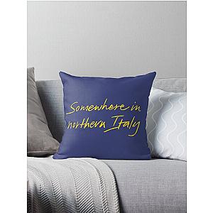 Somewhere in Northern Italy - Call Me By Your Name Throw Pillow