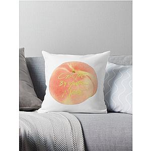 Call Me By Your Name Peach Throw Pillow