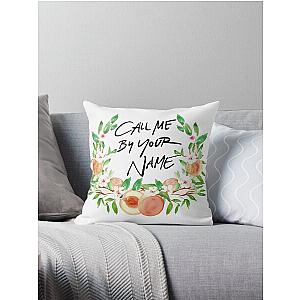 Call Me By Your Name Peach Throw Pillow