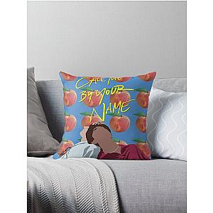 Call Me By Your Name With Peaches Throw Pillow