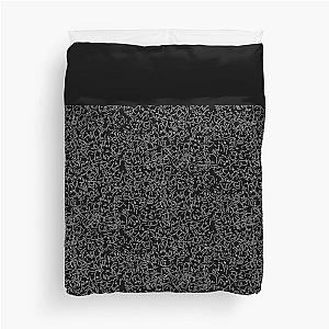 Elio Shirt Face Print from Call Me By Your Name - All Colors (Black Background) Duvet Cover