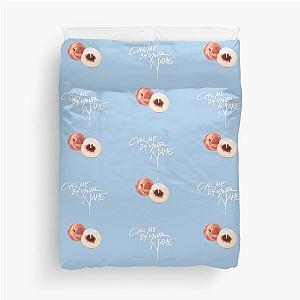 Call Me By Your Name - Dripping Peach Duvet Cover