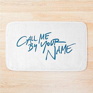 Call me by your name Logo Blue Bath Mat