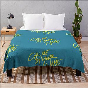 Call me by your name logo Throw Blanket