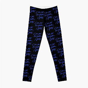 Ccall Me By Your Name blue 	 Leggings