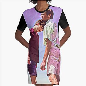 Call Me By Your Name Painting Graphic T-Shirt Dress