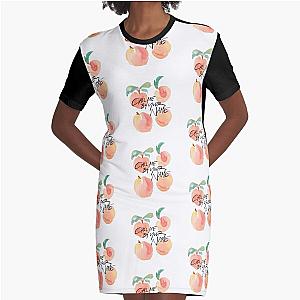 Call Me By Your Name - Peaches Graphic T-Shirt Dress