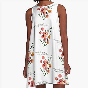 Call Me By Your Name - Inscription A-Line Dress