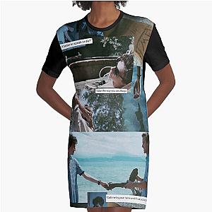 Call Me By Your Name Collage Graphic T-Shirt Dress