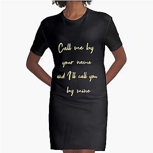 Call Me by Your Name Graphic T-Shirt Dress