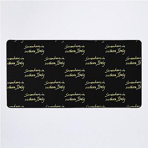 Somewhere in Northern Italy Call Me By Your Name Classic, Designer Desk Mat