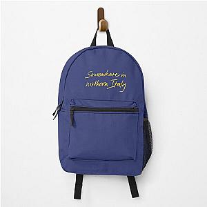 Somewhere in Northern Italy - Call Me By Your Name Backpack