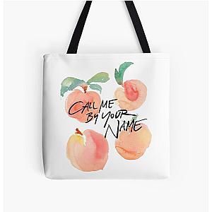 Call Me By Your Name - Peaches All Over Print Tote Bag