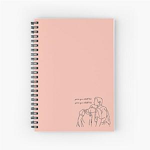 CALL ME BY YOUR NAME OUTLINE (with quote) Spiral Notebook