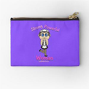 Call Me Strong Powerful Woman Zipper Pouch