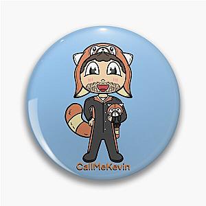 Call Me Kevin Red Panda Pin