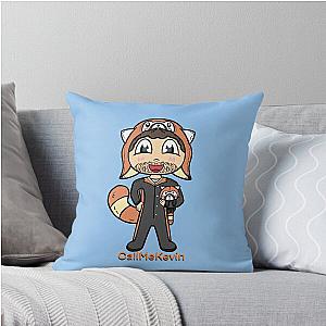 Call Me Kevin Red Panda Throw Pillow