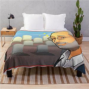 Call Me Kevin - Dear Leader Jim Pickens With Graveyard Throw Blanket