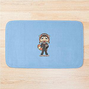 Call Me Kevin Red Panda Bath Mat