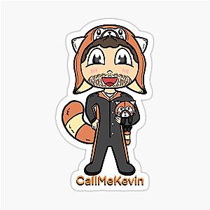 Call Me Kevin Red Panda Sticker