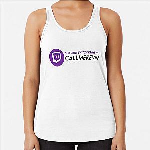 Twitch Prime Call me Kevin Racerback Tank Top