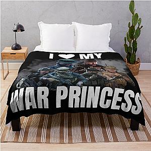 Captain John Price War Princess Call of Duty Throw Blanket