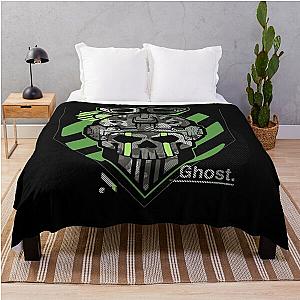 Call of Duty Modern Warfare 2 Ghost Head Portrait Throw Blanket