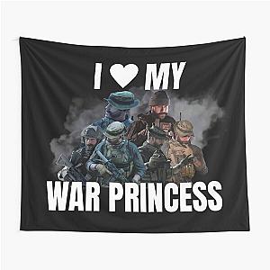 Captain John Price War Princess Call of Duty Tapestry