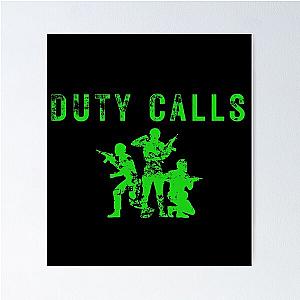 Duty Calls Gaming Poster