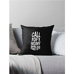 Funny 2021 call of momy Throw Pillow