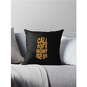 Funny 2021 call of momy Throw Pillow